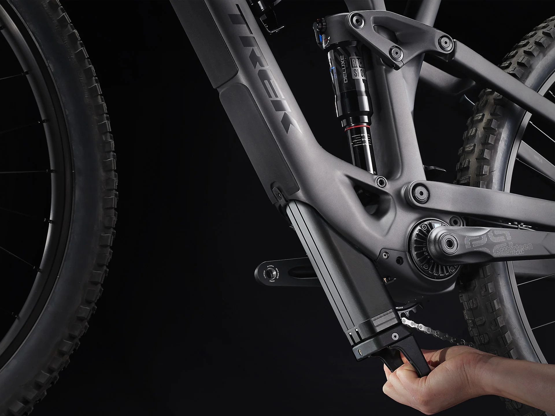 2025 Trek Fuel EXe 9.5 - Matte Dnister Black - Image 9
