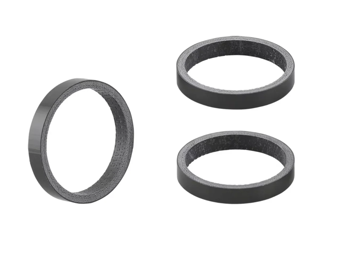 Bontrager 5mm Carbon Headset Spacer - Pack of 3 (5mm x 28.6mm)