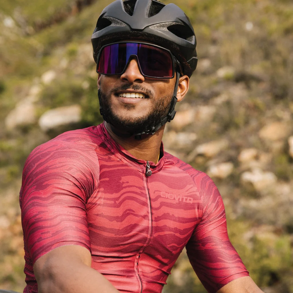 Ciovita Men's Strata Race Fit Jersey - Bloodstone - Image 2