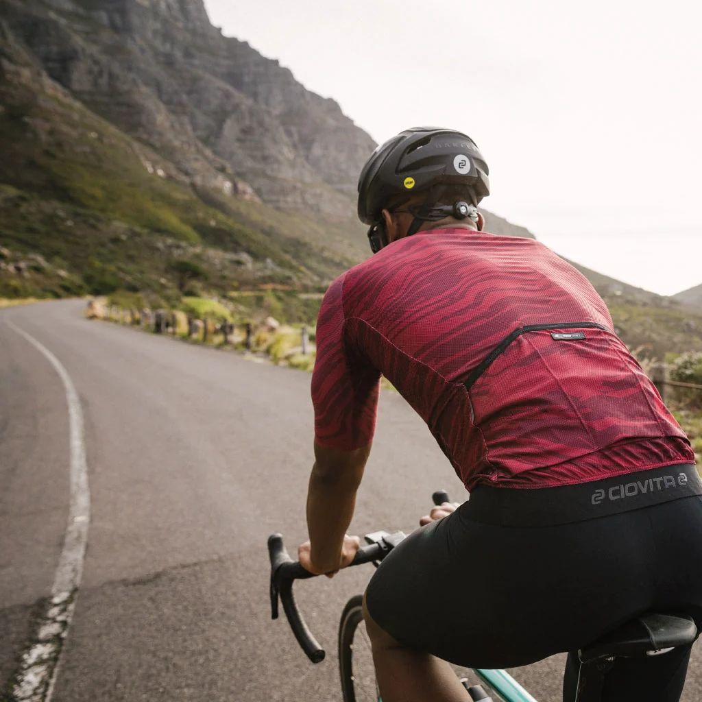 Ciovita Men's Strata Race Fit Jersey - Bloodstone - Image 4