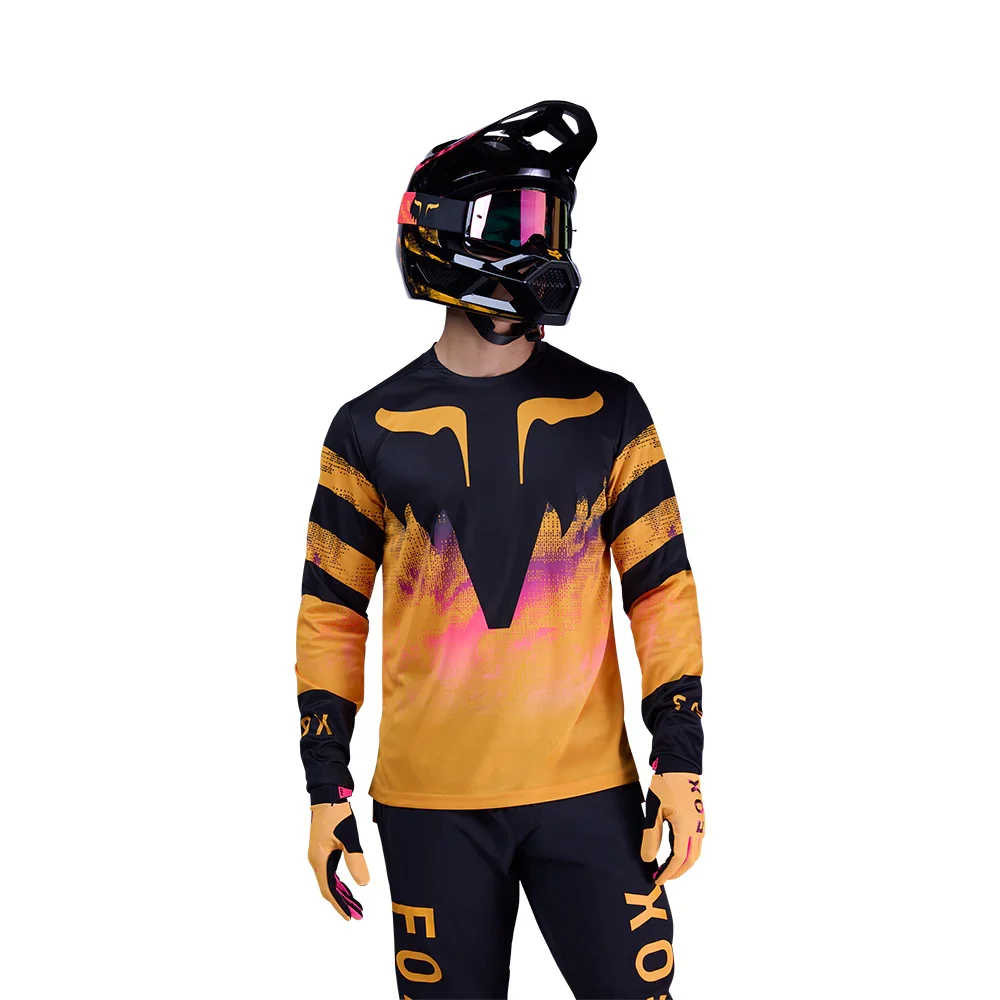 Fox Ranger Kairos Long Sleeve Jersey Tangerine - Image 3