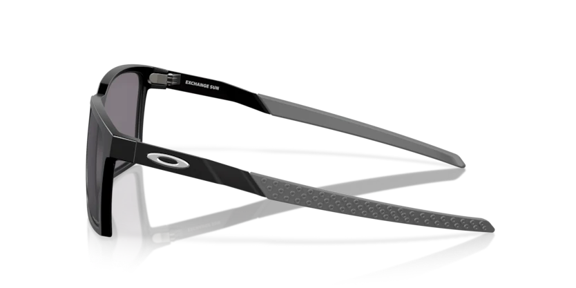 Oakley Exchange Sun- Satin Black Prizm Grey Polarized - Image 3