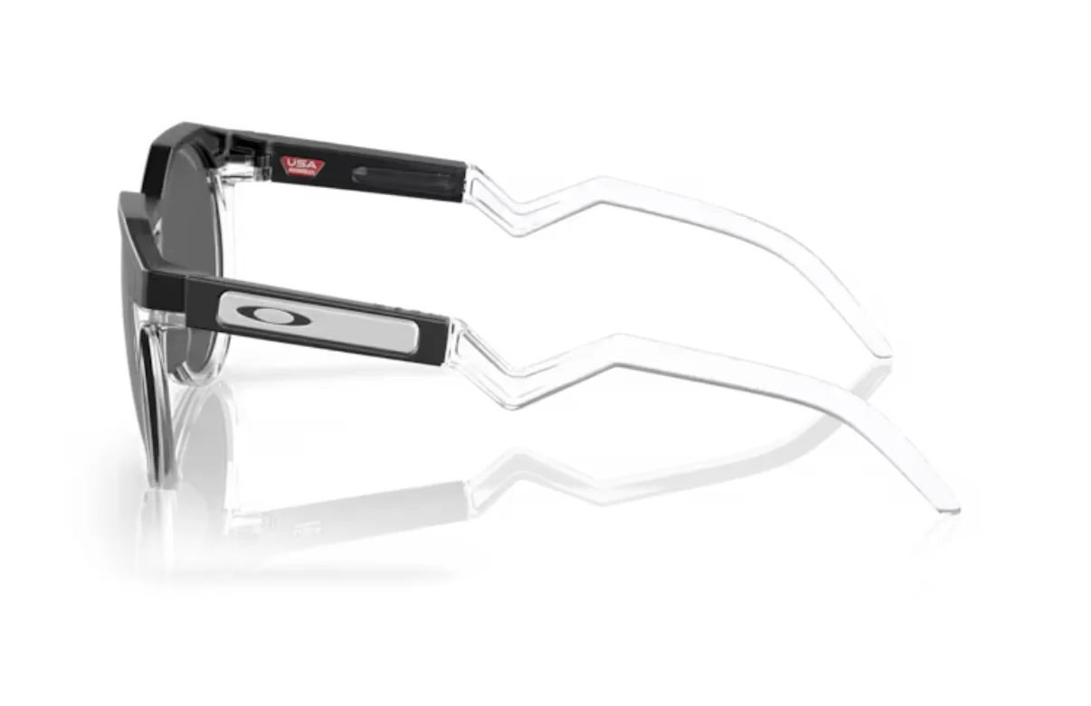 Oakley HSTN Matte Black/Clear- Prizm Black Polarized - Image 3