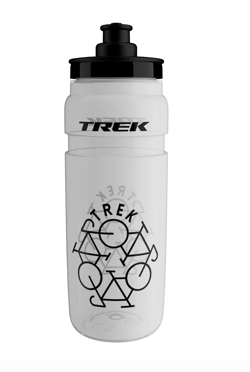 Trek Flag Water Bottle 740ml- Clear/Black