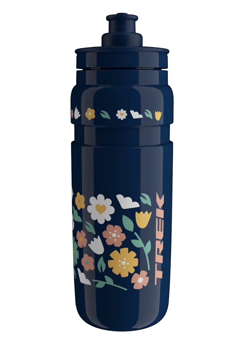 Trek Flag Water Bottle 740ml- Dark Blue/ Light Yellow