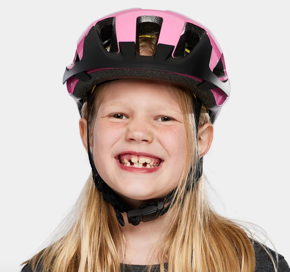 Trek Solstice Mips Youth Bike Helmet- Pink Frosting - Image 9