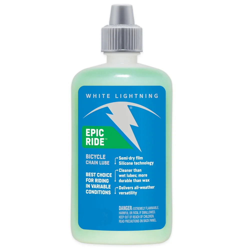 White Lightning Epic Ride Chain Lube 4oz (120ml)